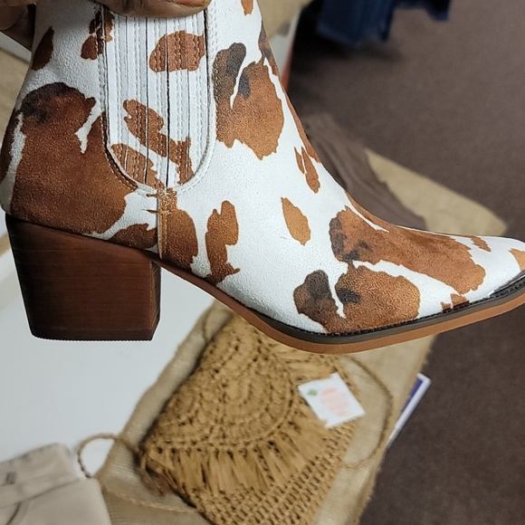 toms cow print shoes